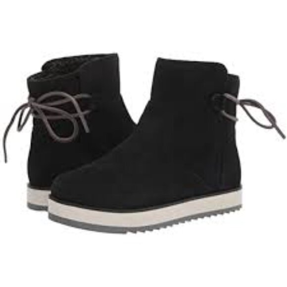 Black Suede Waterproof Boots - Picture 1 of 4